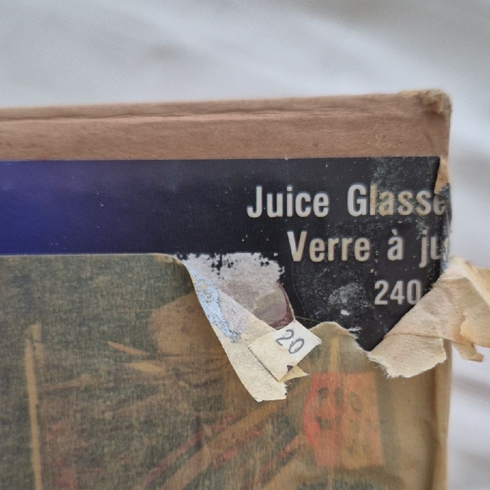 Vintage Multicolor Set Of 6 Juice Glass Set - Picture 15 of 16